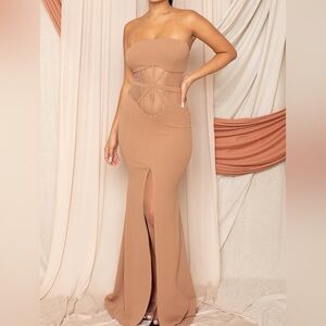 Strapless Maxi Dress NEW Symphony Maxi Dress Cutout Dress Size L